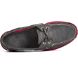 Authentic Original 2-Eye Color Sole Boat Shoe, Black/Red, dynamic
