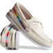 Unisex Authentic Original Pride Boat Shoe, White Multi, dynamic 2