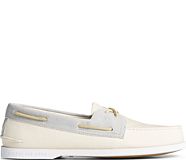 SeaCycled™ Authentic Original 2-Eye Boat Shoe, Natural, dynamic