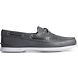 Authentic Original 2-Eye Perforated Boat Shoe, Grey, dynamic 1