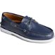Authentic Original 2-Eye Perforated Boat Shoe, Navy, dynamic 2