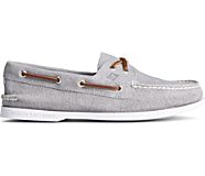 Authentic Original Suede Boat Shoe, Grey, dynamic