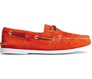 Authentic Original Suede Boat Shoe, Orange, dynamic