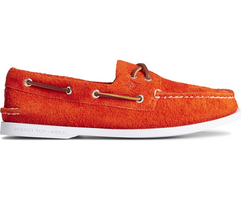 Authentic Original Suede Boat Shoe, Orange, dynamic 1