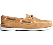 Authentic Original Suede Boat Shoe, Tan, dynamic