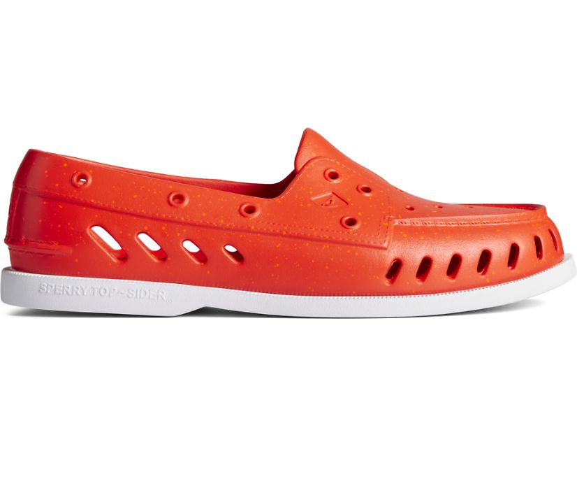 Authentic Original Float Speckled Boat Shoe, Red, dynamic 1