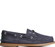 Gold Cup Authentic Original Suede Boat Shoe, Navy, dynamic