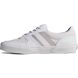Halyard Retro Lace Up Sneaker, White, dynamic 4