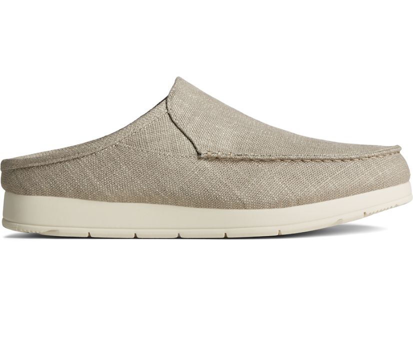 Moc-Sider Textile Mule, TAUPE, dynamic 1