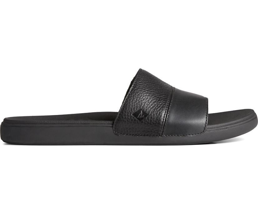 Dock PLUSHWAVE™ Slide Sandal, Black, dynamic 1