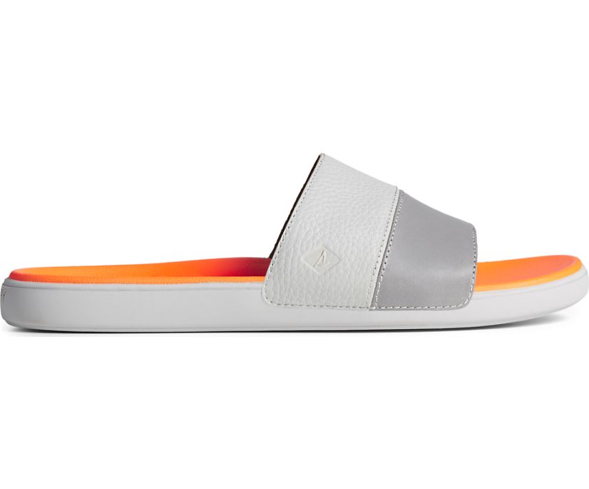 Dock PLUSHWAVE™ Slide Sandal, Grey, dynamic 1