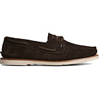Sperry x Sunspel Authentic Original™ Suede Boat Shoe, Ameretto, dynamic 1