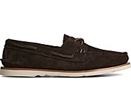 Sunspel x Sperry Authentic Original 2-Eye Suede Boat Shoe, Ameretto, dynamic