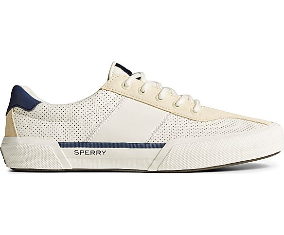 SeaCycled™ Soletide Racy Sneaker, White/Navy, dynamic