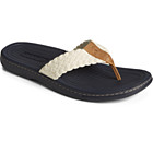 Sperry x Brooks Brothers Baitfish Flip Flop, White, dynamic 2