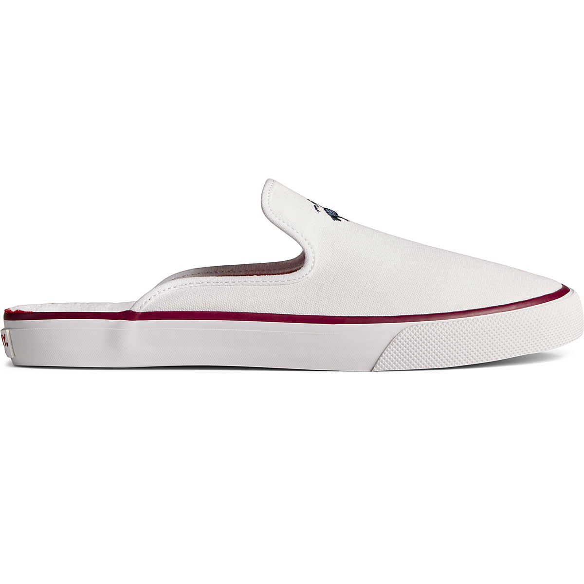 Sperry x Brooks Brothers Mule, White, dynamic 1