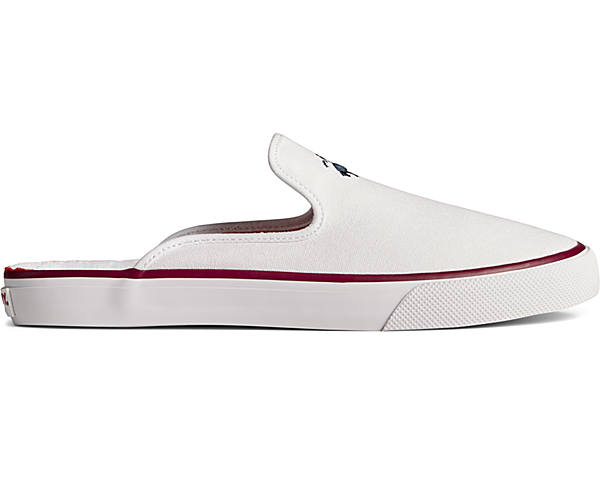 Sperry x Brooks Brothers Mule, White, dynamic