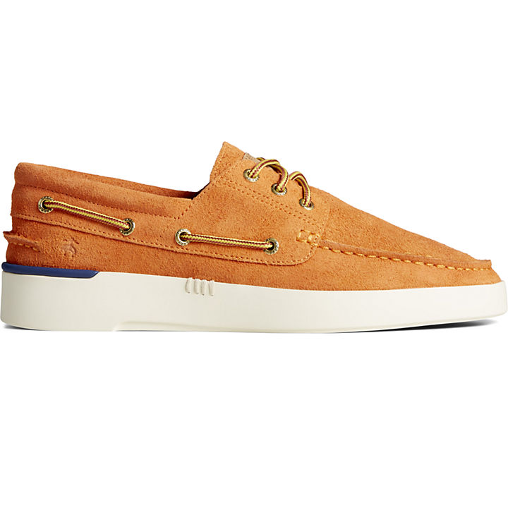 Sperry x Brooks Brothers Authentic Original™ 3-Eye Cup Boat Shoe, Orange, dynamic