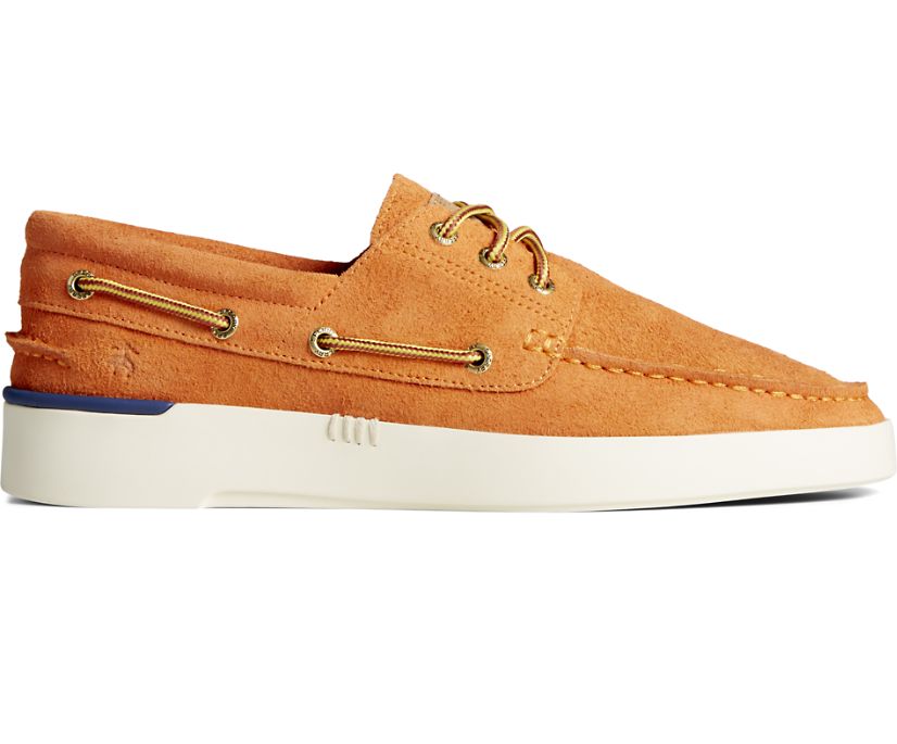 Sperry x Brooks Brothers Authentic Original™ 3-Eye Cup Boat Shoe, Orange, dynamic 1