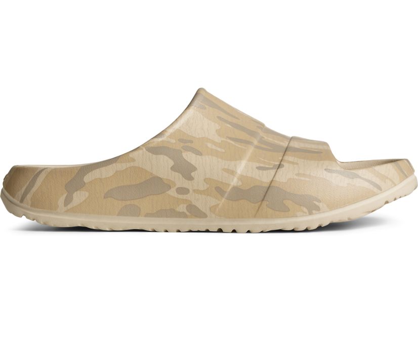 Float Camo Slide Sandal, Tan Multi, dynamic 1