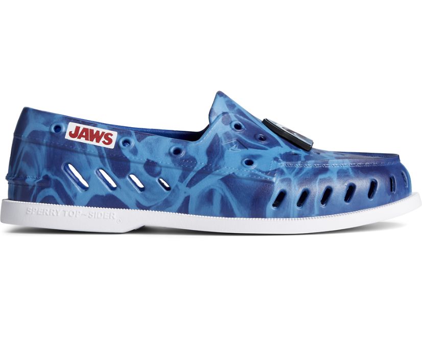 Sperry x JAWS Authentic Original Float Boat Shoe, Blue Multi, dynamic 1