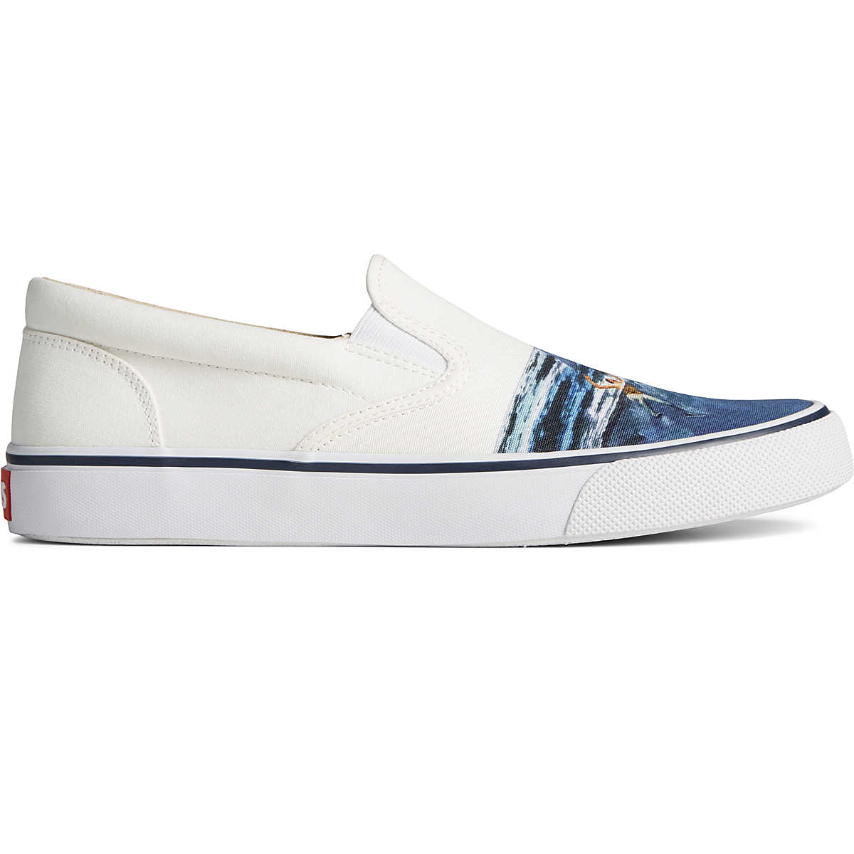 Sperry x JAWS Striper II Slip On Sneaker, White, dynamic 1