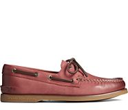 Gold Cup Authentic Original Burnished Boat Shoe, Red, dynamic