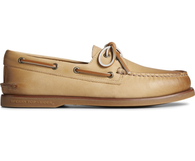 Gold Cup Authentic Original Burnished Boat Shoe, Tan, dynamic 1