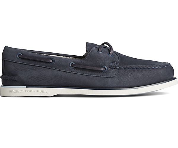 Gold Cup™ Authentic Original™ Nubuck Boat Shoe, Navy, dynamic