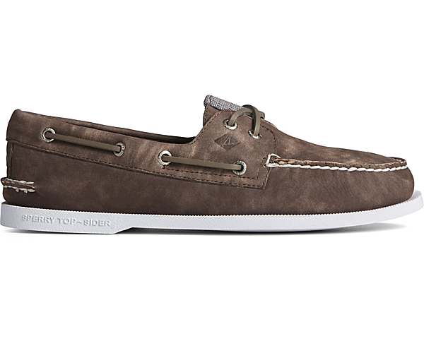 Authentic Original™ Nubuck Boat Shoe, Brown, dynamic