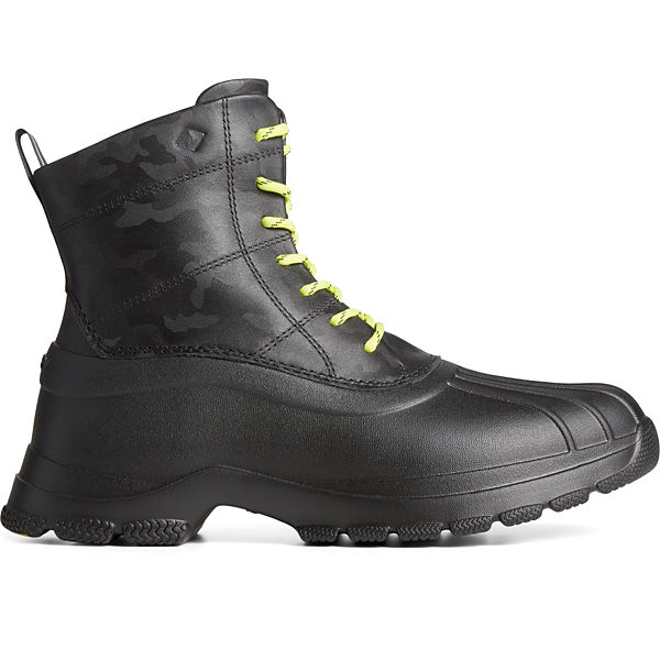Duck Float Lace Up Camo Boot, Black Camo, dynamic