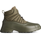 SeaCycled™ Duck Float Zip Up Boot, Olive, dynamic 1