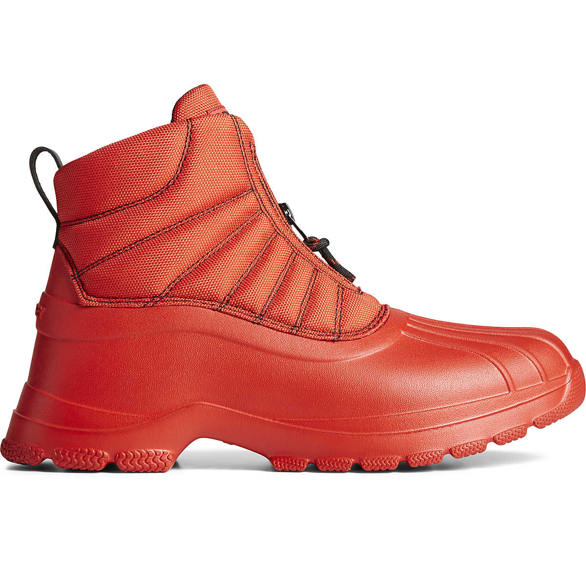 SeaCycled™ Duck Float Zip Up Boot, Red, dynamic 1