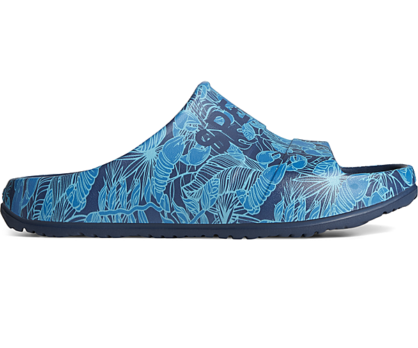 Float Slide Sandal, Blue, dynamic