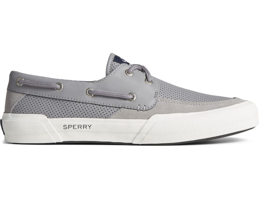 SeaCycled™ Soletide 2-Eye Sneaker, GREY, dynamic 1