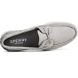 Authentic Original Cross Lace Leather Boat Shoe, GREY, dynamic 5