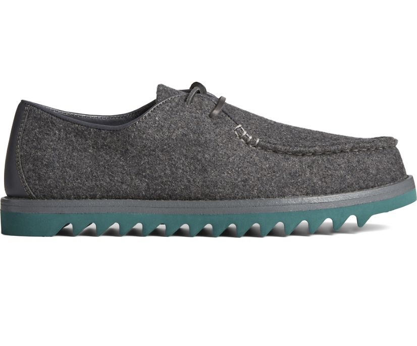 SeaCycled™ Cloud Wool Captain's Oxford, Grey, dynamic 1
