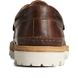 Unisex Cloud Authentic Original™ 3-Eye Vibram Boat Shoe, Brown, dynamic 4