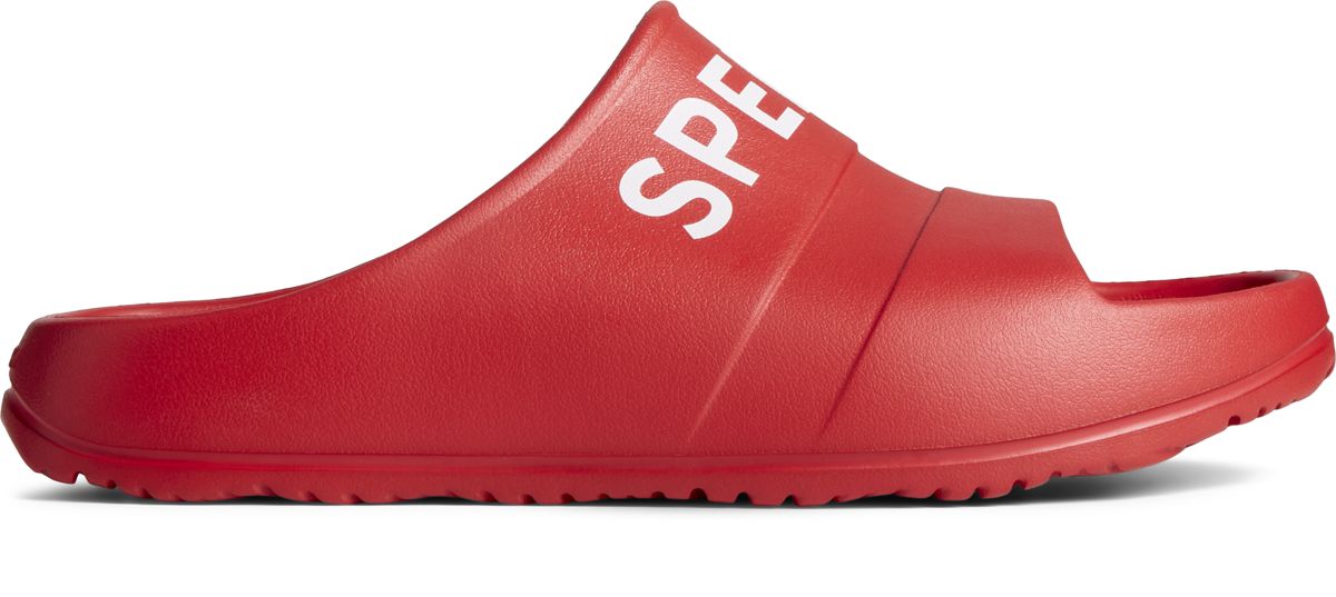 Sperry Men's Float Slide Logo Sandals - Red