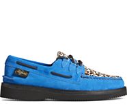 Unisex Sperry x Pleasures Authentic Original™ 3-Eye Vibram Boat Shoe, Blue, dynamic