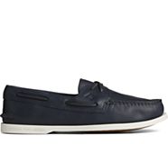 Authentic Original™ Cross Lace Boat Shoe, Navy, dynamic
