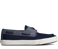 SeaCycled™ Bahama II Gingham Sneaker, Blue Multi, dynamic