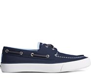 SeaCycled™ Bahama II Canvas Sneaker, Navy, dynamic
