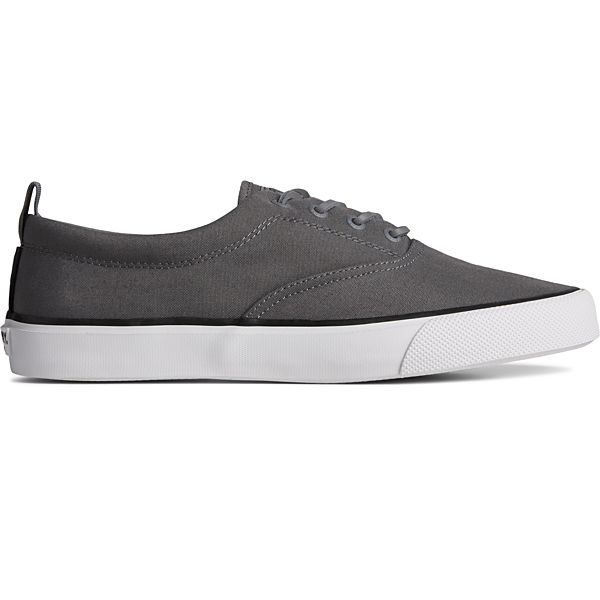 SeaCycled™ Striper II CVO Canvas Sneaker, Grey, dynamic