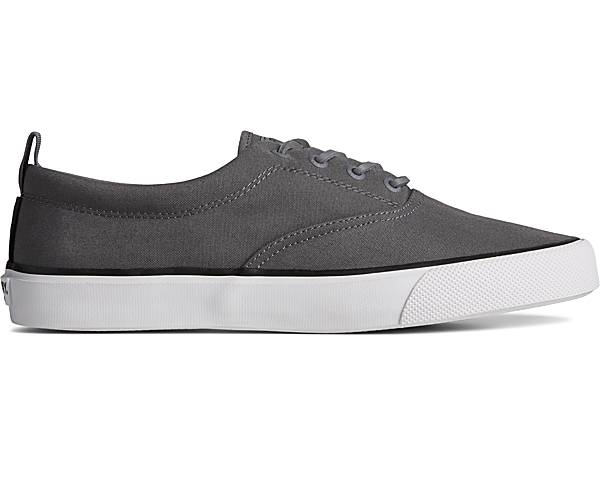 SeaCycled™ Striper II CVO Canvas Sneaker, Grey, dynamic