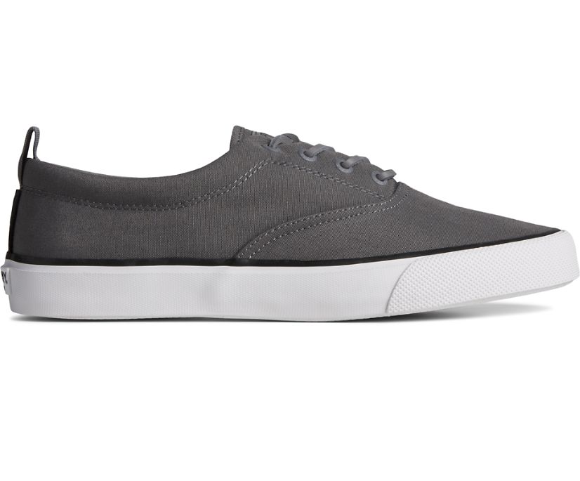 SeaCycled™ Striper II CVO Canvas Sneaker, Grey, dynamic 1