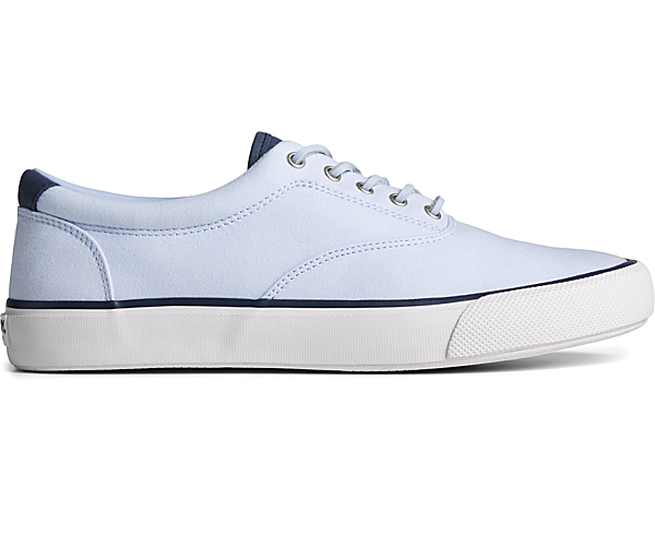 SeaCycled™ Striper II CVO Twill Sneaker, Light Blue, dynamic