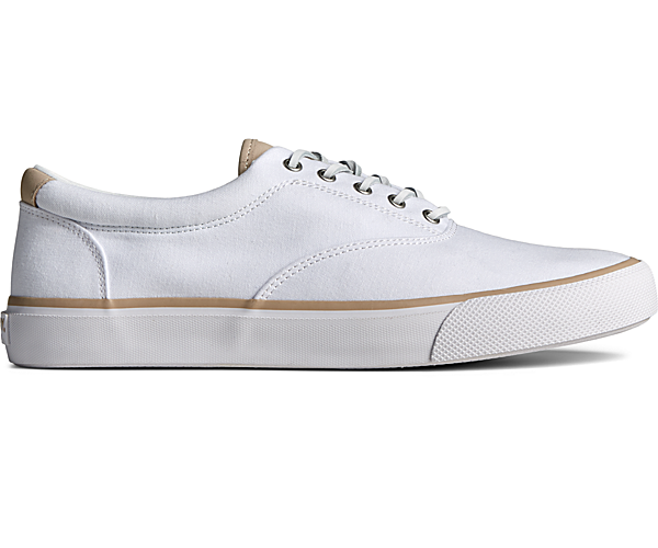 SeaCycled™ Striper II CVO Twill Sneaker, White, dynamic
