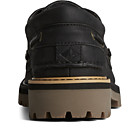 Authentic Original™ Lug 3-Eye Boat Shoe, Black, dynamic 3