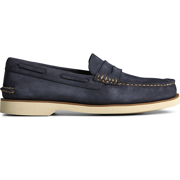 Authentic Original™ Double Sole Penny Loafer, Navy, dynamic